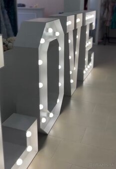 Love Napis/Led/Dekoracia/Svadba/Osvetlenie - 2