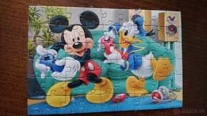 Predám puzzle pre deti Mimoni, zachovalé, kompletné. - 2