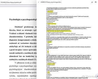 Psychológia : príprava - komplet na Bc prijímačky - 2