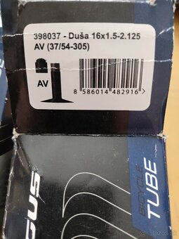 Duša 16x1.5-2.125 AV - 2