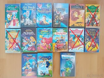 VHS filmy a rozprávky, DVD filmy a CD hudba - 2