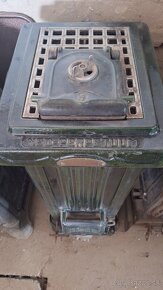 Smaltovaná liatinová kachla - 2