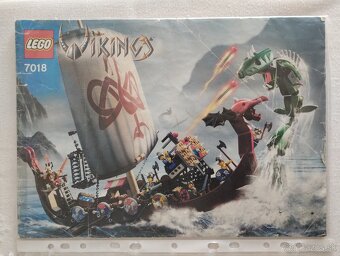 LEGO 7018 Viking Ship challenges the Midgard Serpent - 2