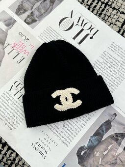 Chanel čierna čiapka - 2