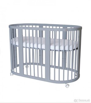 Detská rastúca postieľka + kompletná výbava - 2