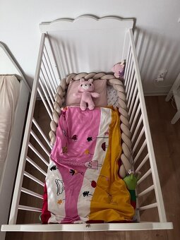 Detska postielka + hojdacie kreslo - 2