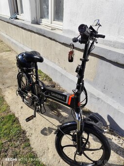 Predám elektrický skladací bicykel - 2