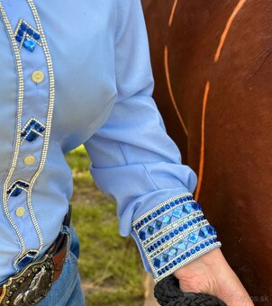Western show blúzka XL - 2