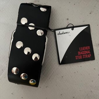 Jackson gitarový kožený nový pás - 2