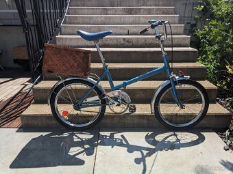 Predám bicykel Compagnolo skladačka(nové brzdy,reťaz,pneumat - 2