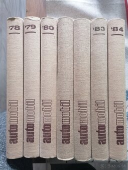 Auto mobil / zviazané kompletné ročníky1978 až 1984 / - 2