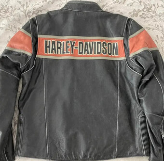 Harley-Davidson - kožená moto bunda – velikost XL - 2