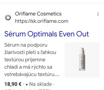 Serum optimals Even Out..rozžiarujuci plet..nove - 2