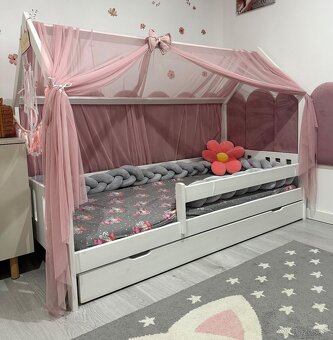 Domčeková posteľ s pristelkou - 2