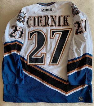 Ciernik game worn dres NHL - 2