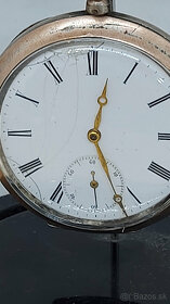 Predám funkčné starožitné vreckové hodinky No.1254839 Ω 115 - 2