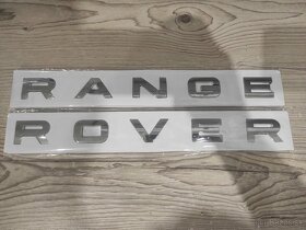 Nápis Range Rover chrómový lesklý - 2