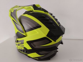 Enduro prilba LS2 Explorer Alter čierno-sivo-fluoresce - 2