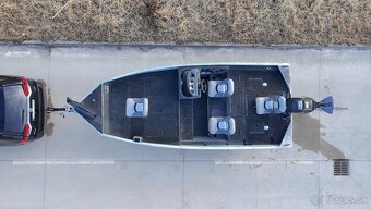 Predám rybársky hliníkový čln Polar craft 180PB - 2