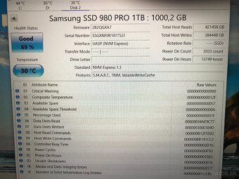 SSD disk NVme M.2. Samsung 980 PRO 1 TB. - 2