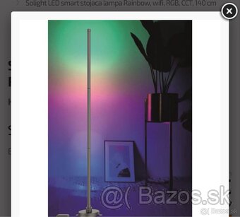 Solight LED smart lampa Rainbow, wifi, RGB, CCT, 140 cm - 2