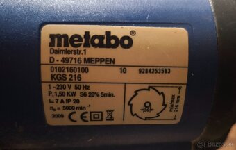 Pokosová píla Metabo - 2