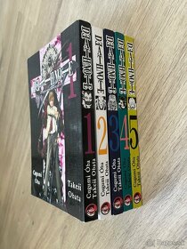 Death Note 1-5 manga v ceskom jazyku - 2