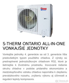 tepelné čerpadlo,zostava SINCLAIR S-THERM 4 - 2