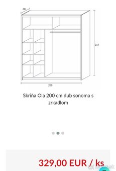 Šatníkové skrine - 2