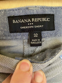 pánske šortky W 32, značky banana rebublic - 2