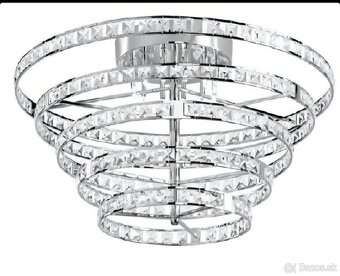 Predám LUXUSNÝ luster QUEEN PLAFONIERA CROMO DIAMANT - 2