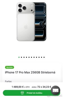 iPhone 17 Pro max 256GB Silver - 2