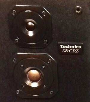 120W reproduktory TECHNICS SB-CS65, 46x25x25cm 3-PASM., AB32 - 2