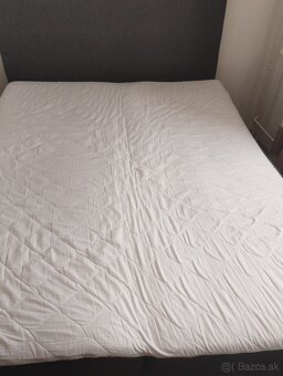 Manželská posteľ Alice - šedá - 2