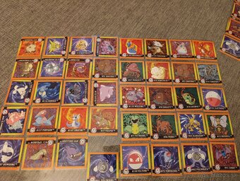 Pokémon nálepky plus album 1999 - 2