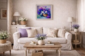 OBRAZ - Olejomaľba -Małgorzata Łącka - Májová báza - 2