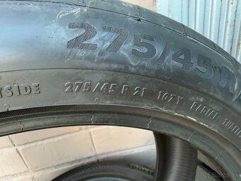 2ks Letne pneumatiky CONTINENTAL 275/45 R21 - 2