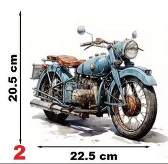 Motocykel na tričku - 2