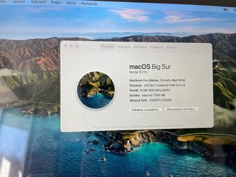 Apple MacBook Pro 13” Retina, rok 2014 - 2