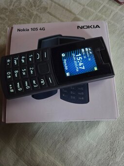 Nokia 105 4g dual sim čierny v záruke do 3 2027 v top stave - 2