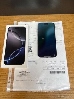 Predám iPhone 16 PRO MAX 256GB, TOP stav, 100% bat, ZARUKA - 2