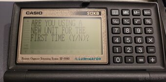 Predám diár CASIO SF-5980 / nový - 2