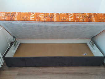 Posteľ s úložným priestorom 90x200 cm - 2