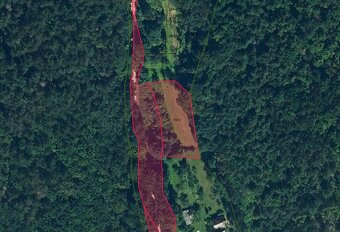 Prašník - 1.214 m2 POZEMOK NA CHATU v lesíku - PREDAJ - 2
