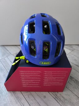 Detská prilba na bicykel ABUS Youn-I 2.0 sparkling blue - 2