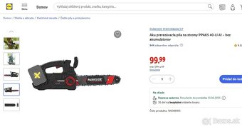 PARKSIDE PERFORMANCE®Aku pila PPAKS 40-Li A1 - 2
