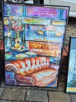 4x tlacene obrazy Friends, serial priatelia v rame - 2