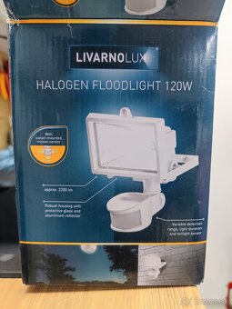 120W reflektor s pohybovým senzorom NOVÝ - 2