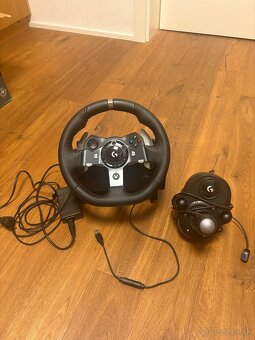 Logitech G920 + manuálny shifter - 2