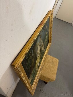 Predám nádherný obraz v zlatom ráme - 2